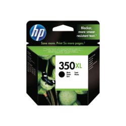 hp 350XL High Yield Ink Cartridge, Black Single Pack, CB336EE